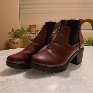 NEW Missguided Burgundy Booties